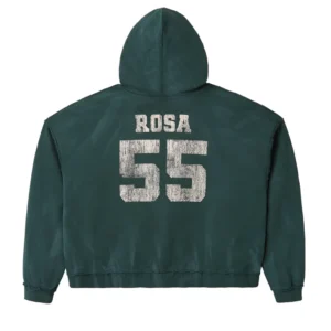Gold+Vintage Gallery Raspberry Hills 'Rosa 55' Green Hoodie