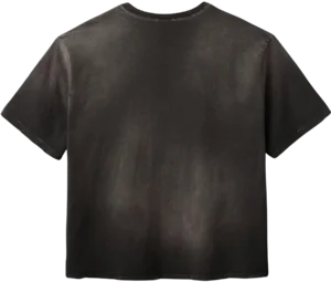 Gold+Vintage Gallery Raspberry Hills 'Smile' Black Tee