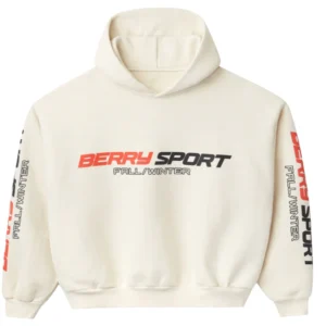 Gold+Vintage Gallery Raspberry Hills 'Berry Sport' Cream Hoodie