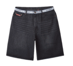 Raspberry Hills Black Denim Jorts