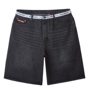 Raspberry Hills Black Denim Jorts