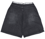 Raspberry Hills Black Denim Jorts