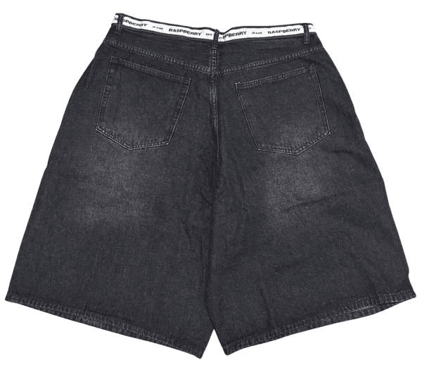 Raspberry Hills Black Denim Jorts
